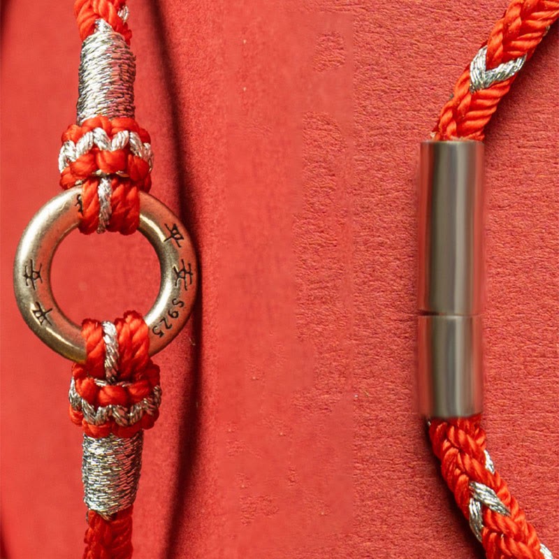 Red String 925 Sterling Silver Safe Luck Bracelet
