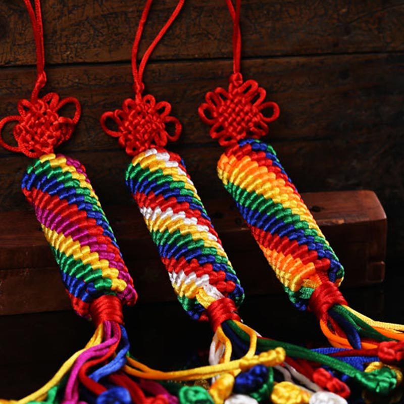 Tibetan Blessing Lucky Vajra Knot Decoration