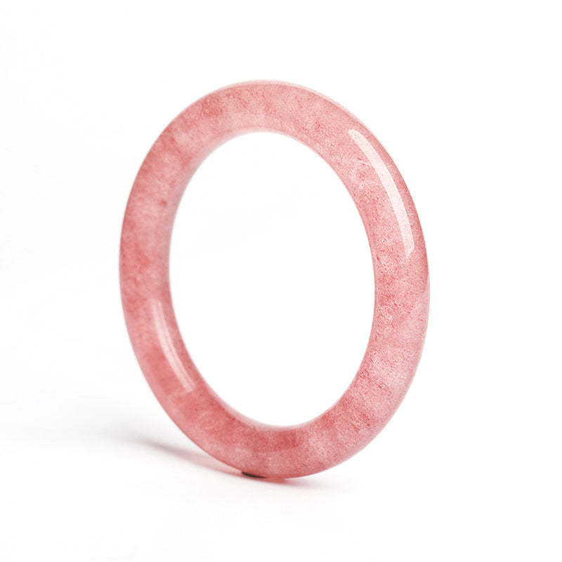 Natural Strawberry Quartz Love Healing Bracelet Bangle