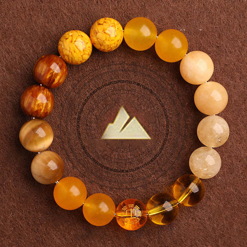 Five Elements Various Agate Balance Luck Bracelet