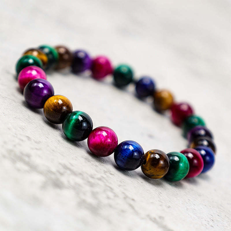 mystic zen Stone Various Tiger Eye Confidence Bracelet
