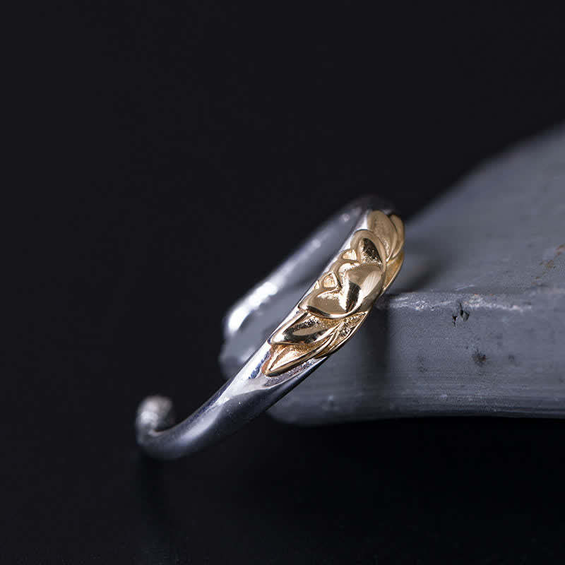 925 Sterling Silver Lotus Flower New Beginning Ring