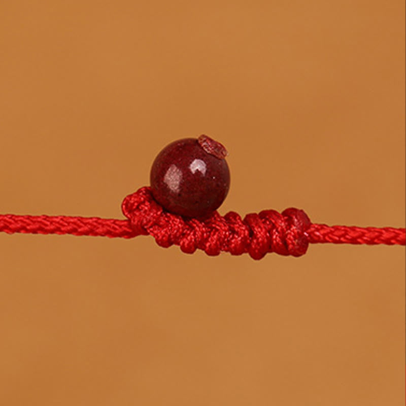 mystic zen Stone 999 Solid Gold Red String Belly Chain