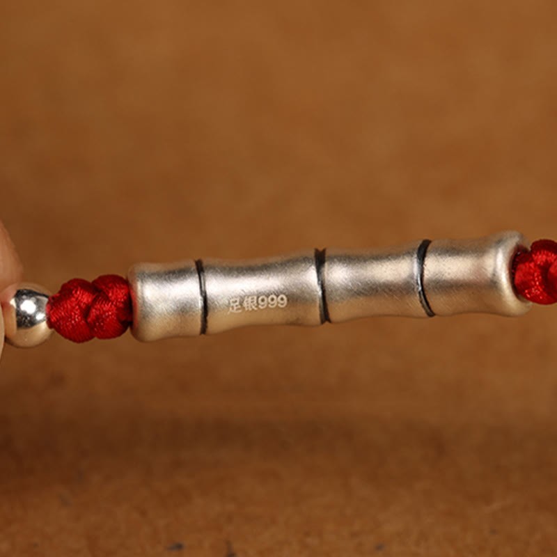 999 Sterling Silver Blessing Red String Belly Chain