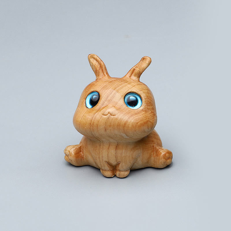 Thuja Sutchuenensis Green Sandalwood Boxwood Mini Cute Animal Rabbit Cat Deer Whale Prosperity Phone Hanging Decorations