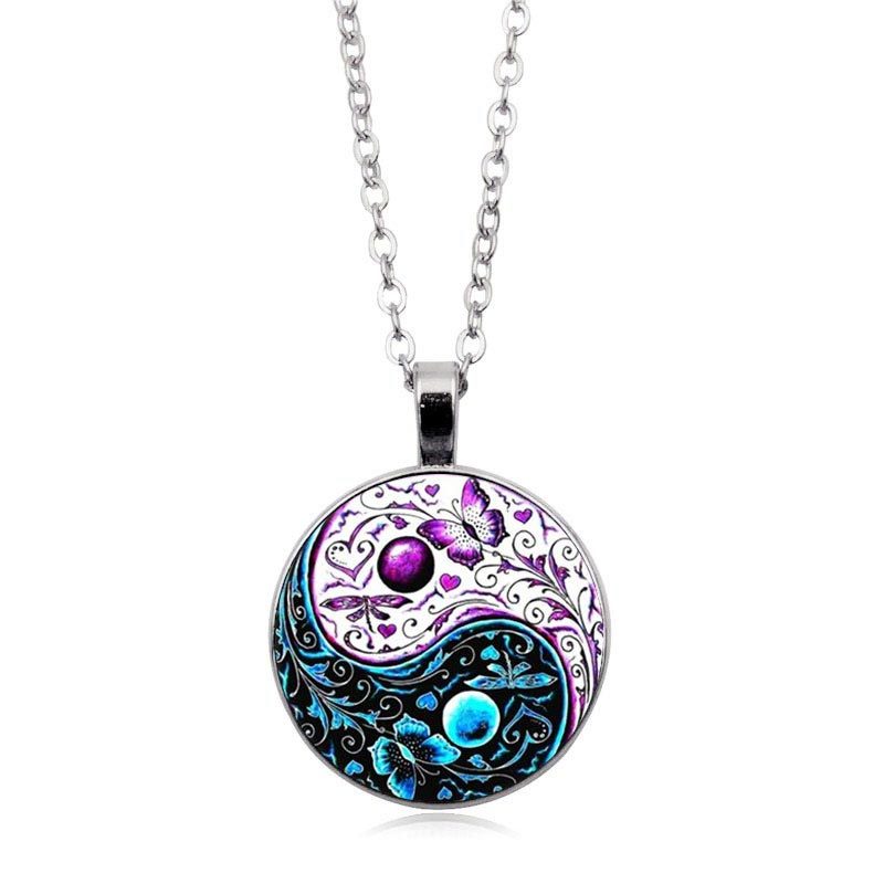Yin Yang Chain Balance Necklace Pendant