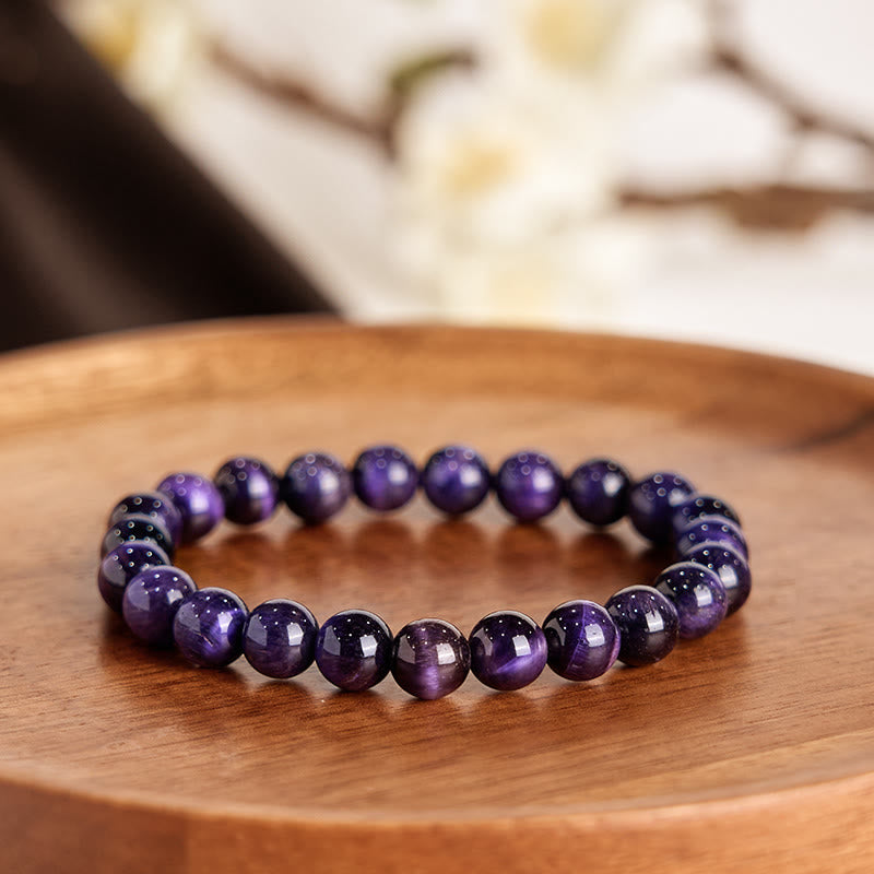 Purple Tiger Eye Creativity Bracelet