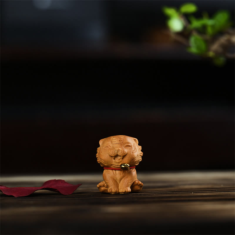 12 Chinese Zodiac Thuja Sutchuenensis Sandalwood Prosperity Mini Home Decoration