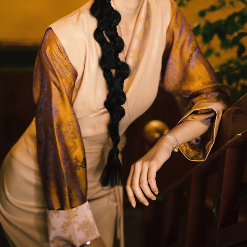 Tibetan Dress Clothing Lhasa Butterfly Top Dress Improved Hanfu Women Clothing