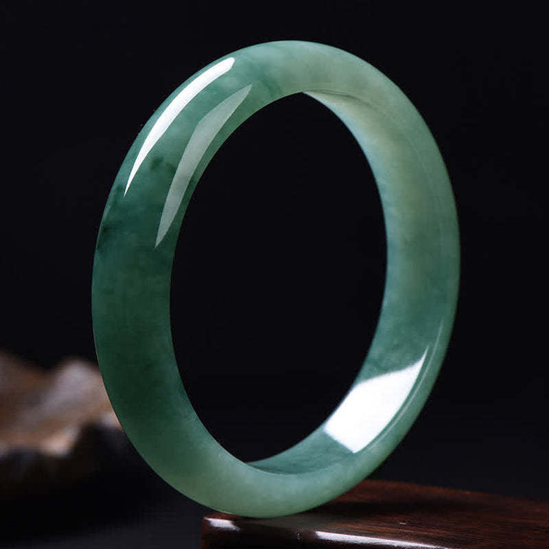 Jade Abundance Luck Healing Bangle Bracelet