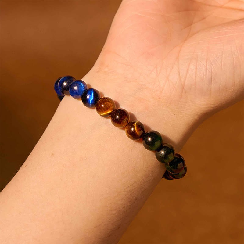 mystic zen Stone Various Tiger Eye Confidence Bracelet