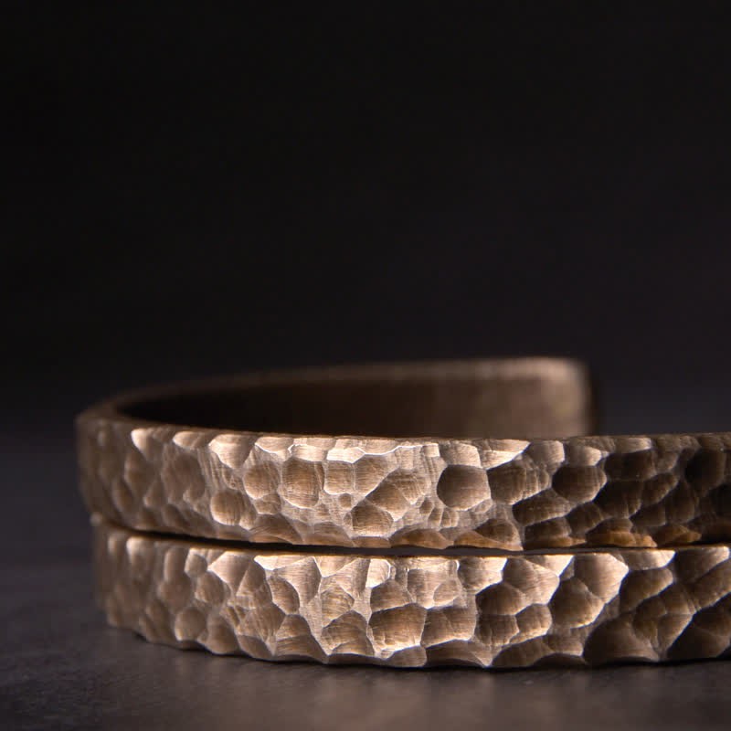 Simple Design Copper Wealth Cuff Bracelet