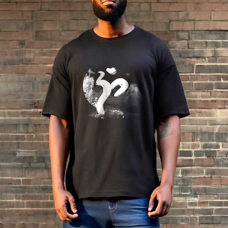 OM Landscape Cotton Tee T-shirt