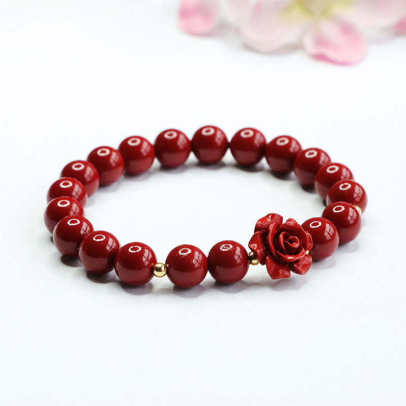 Cinnabar Rose Calm Bracelet