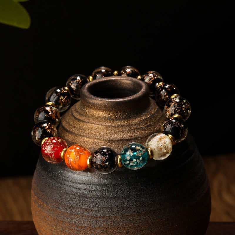 Luminous Liuli Glass Bead Luck Fluorescent Bracelet