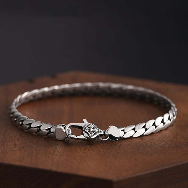 Double Dorje Vajra Strength Punk Copper Chain Bracelet Necklace