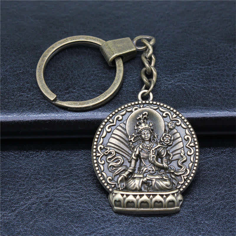 mystic zen Compassion Serenity Peace Keychain (Extra 40% Off | USE CODE: FS40)