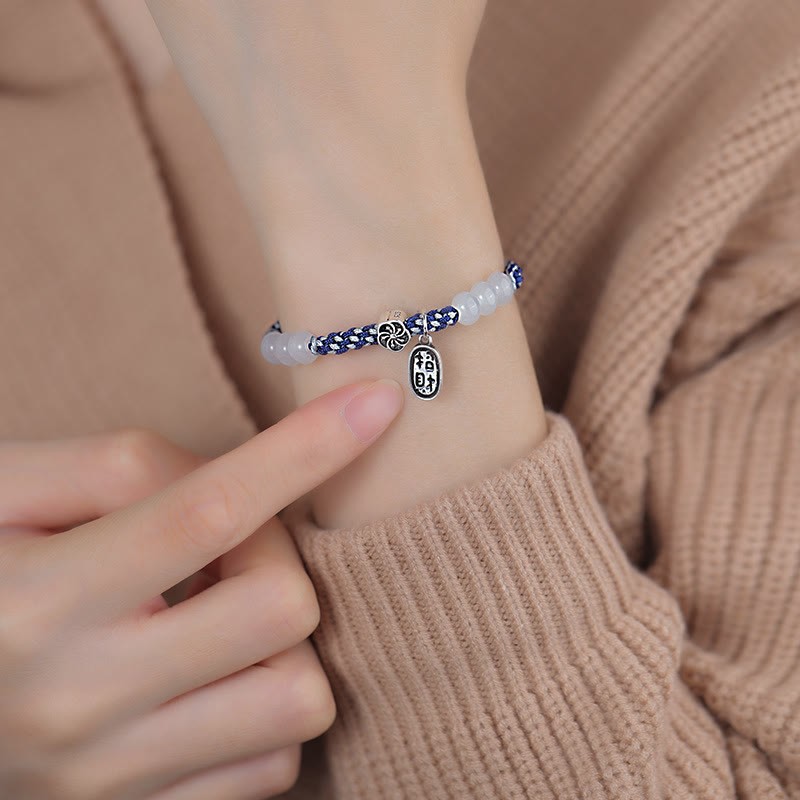 Handmade Lucky Fortune Rope Bracelet