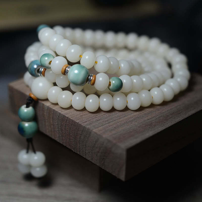 108 Mala Beads Bodhi Seed Keep Away Evil Spirits Calm Bracelet
