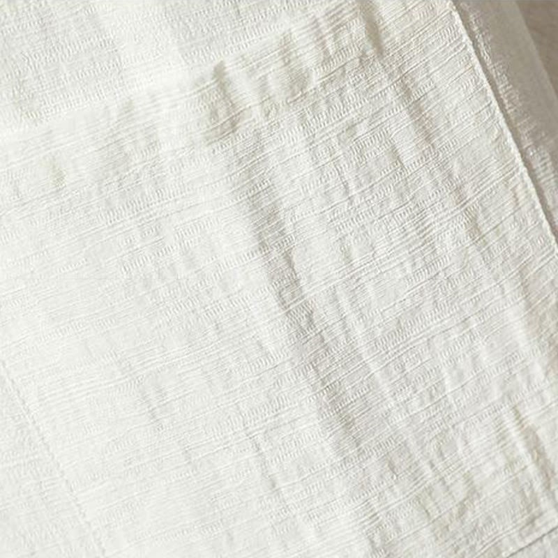 Stand Collar Tang Suit Casual Cotton Linen Shirt