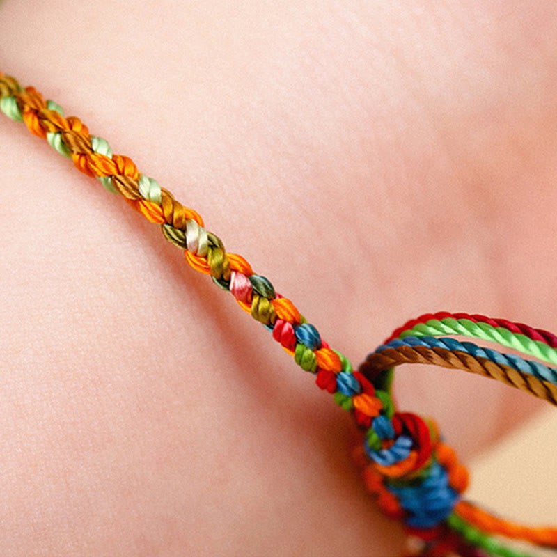 May all your wishes come true Lucky Multicolored Bracelet