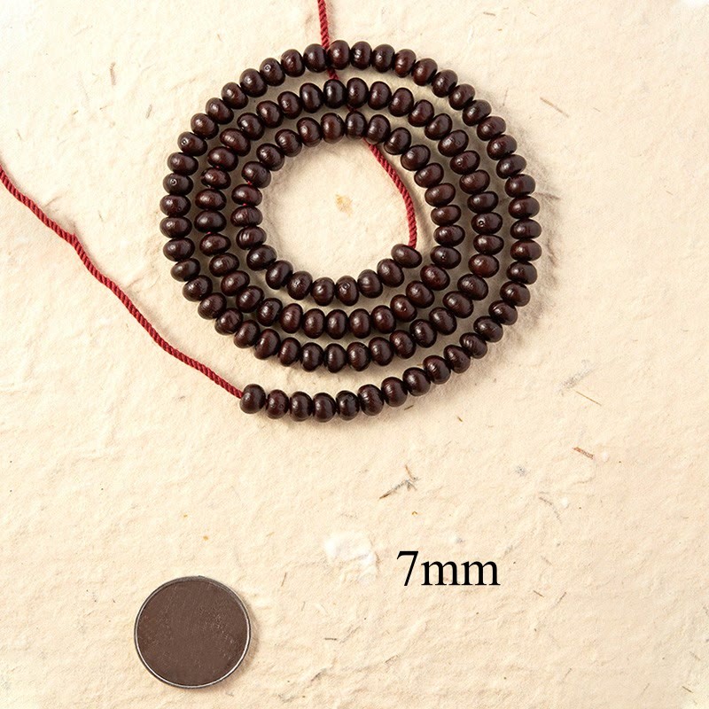 Natural Tibet 108 Mala Beads Purple Bodhi Seed Wealth Bracelet