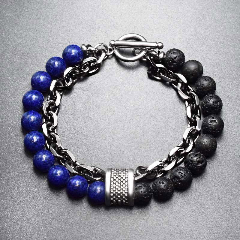 Natural Tiger Eye Lazurite Protection Bracelet