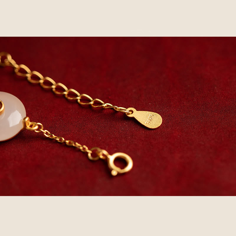 Auspicious Clouds Jade Pattern Luck Bracelet