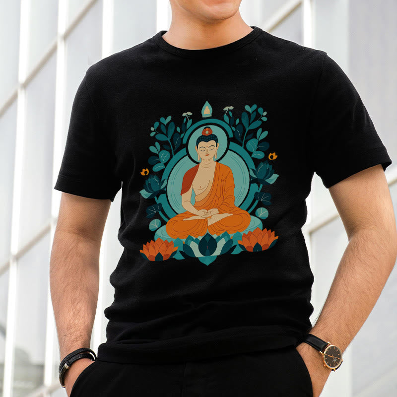 Lotus mystic zen Meditation Tee T-shirt