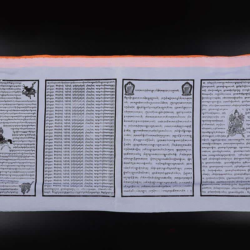 Tibetan 5 Colors Windhorse Auspicious Outdoor 25 Pcs Prayer Flag