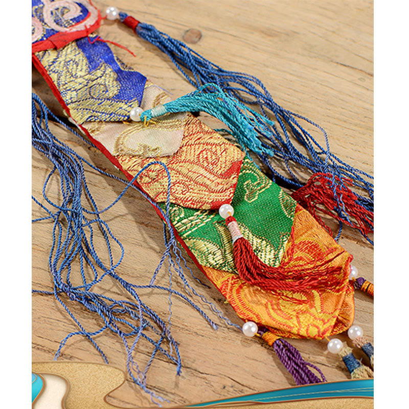 Tibetan Handmade Shankha Om Mani Padme Hum mystic zen Avalokitesvara Turquoise Conch Shell Positive Decoration