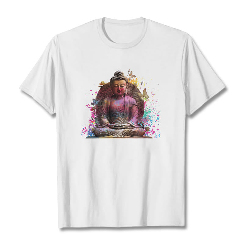 Butterfly Meditation mystic zen Tee T-shirt