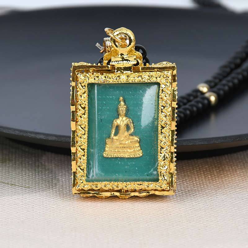 Obsidian mystic zen Serenity Pendant Necklace (Extra 30% Off | USE CODE: FS30)