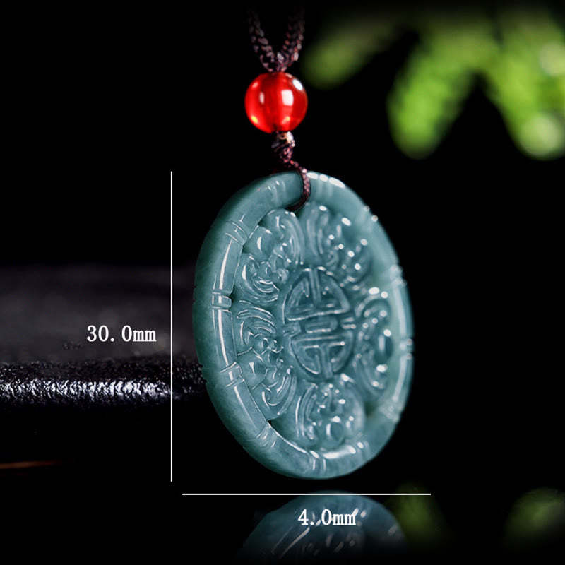 Jade Ingot Abundance Necklace Pendant
