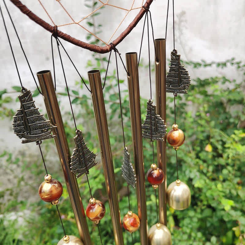 Dream Catchers Love Elephant Boat Wall Hanging Chime Bell Handmade Home Decoration