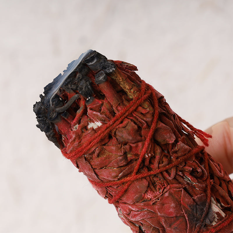 Dragon's Blood Sage Smudge Stick for Home Negative Energy Cleansing Incense Healing Meditation Rituals
