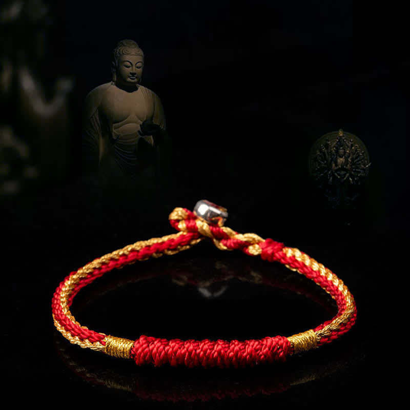 Tibetan Handmade Braid Luck String Protection Bracelet