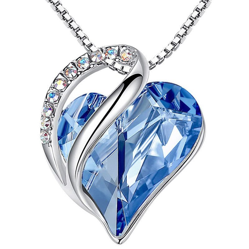 mystic zenstoneshop Love Heart Birthstone Healing Energy Necklace Pendant (Extra 30% Off | USE CODE: FS30)