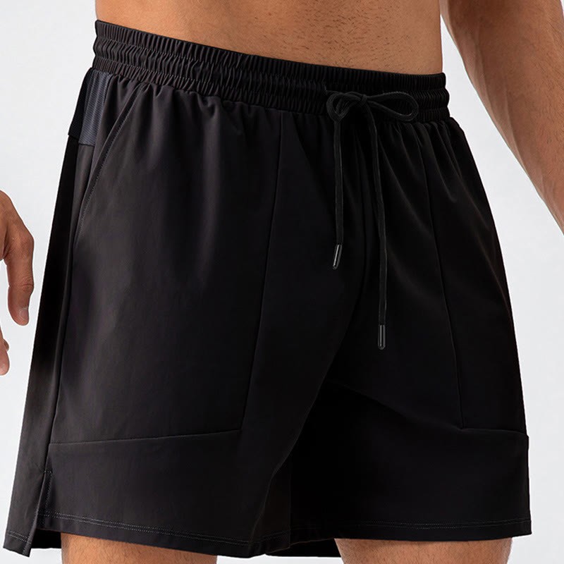 Men's Casual Quick Dry Sports Shorts With Pockets