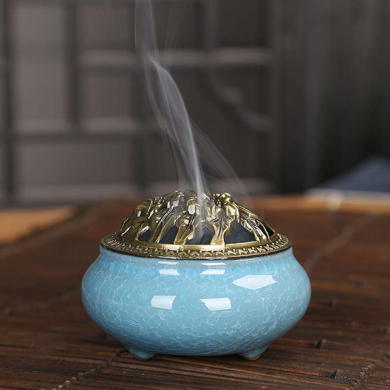 Colorful Ceramic Incense Burner
