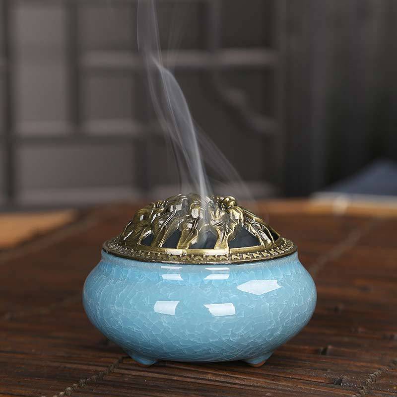 Colorful Ceramic Incense Burner