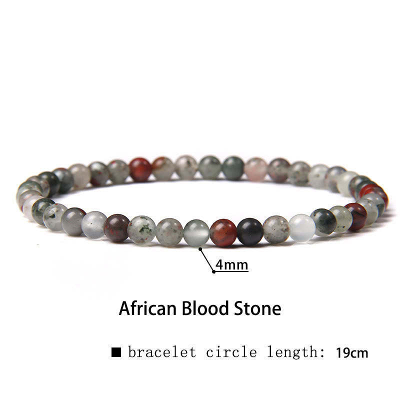 4mm Various Stone Crystal Mini Beads Healing Bracelet