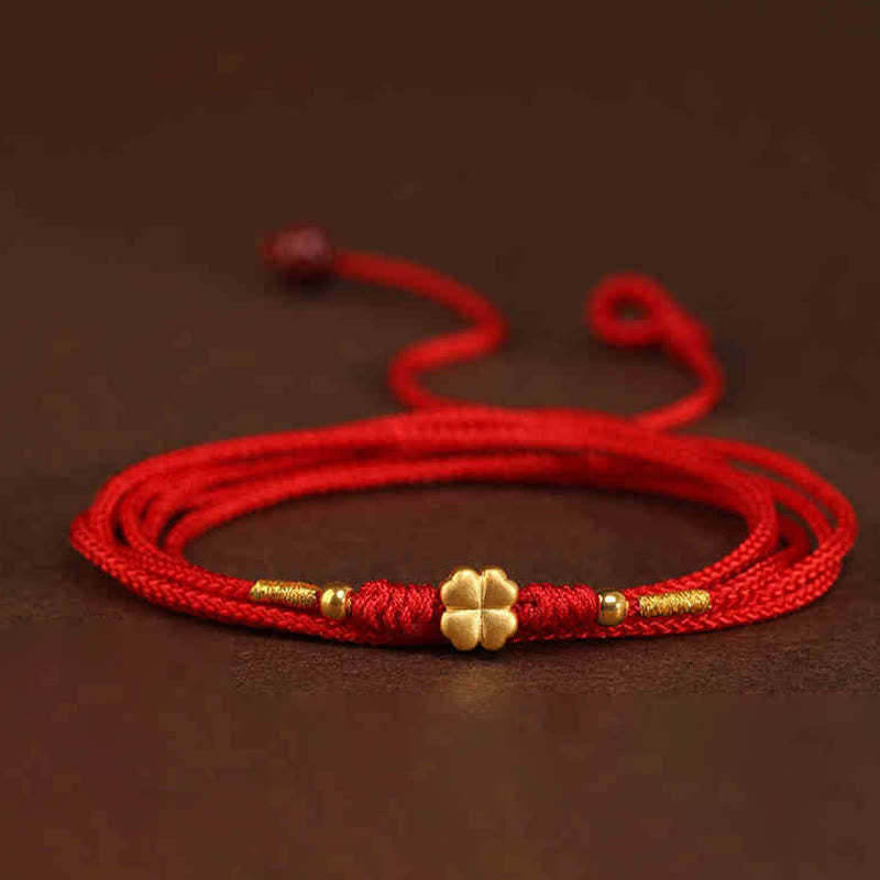 mystic zen Stone 999 Solid Gold Red String Belly Chain