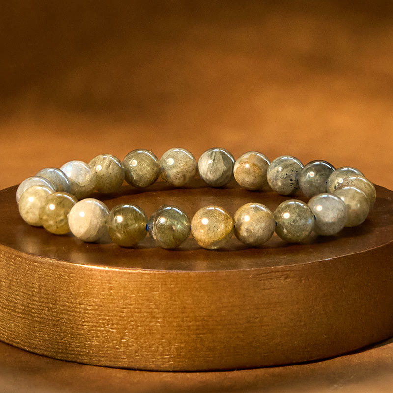 Natural Labradorite Beads Healing Support Bracelet