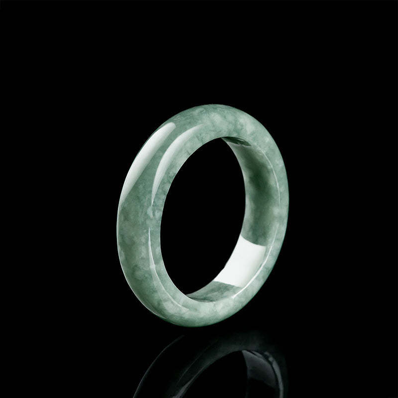 Natural Jade Abundance Healing Ring