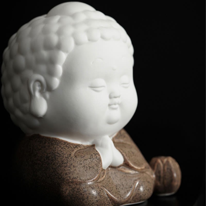 mystic zen Sitting Standing Reclining Ceramic Healing Incense Burner Desk Decoration