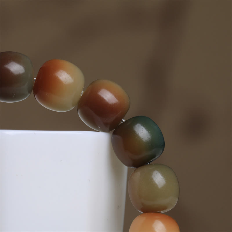 Colorful Bodhi Seed Peace Wisdom Bracelet