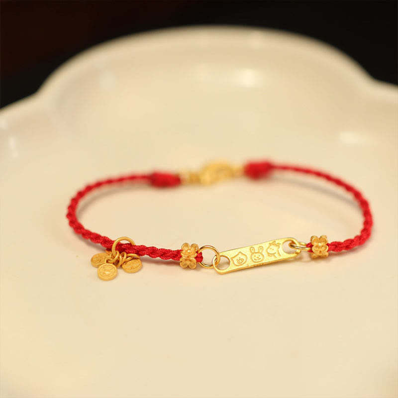 925 Sterling Silver Handmade Multicolor String Protection Luck Charm Braid Bracelet