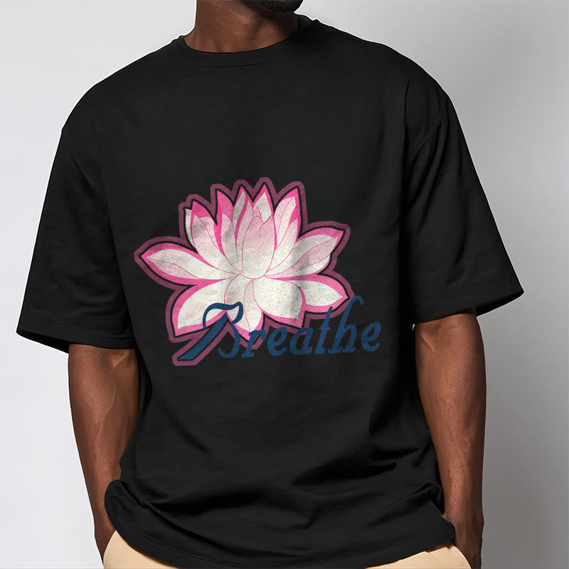 BREATHE Lotus Flower Tee T-shirt