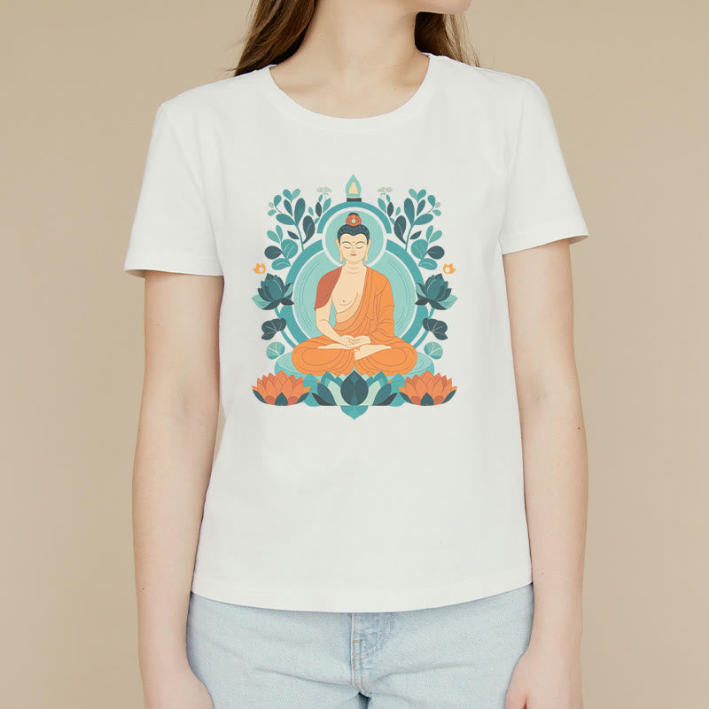 Lotus mystic zen Meditation Tee T-shirt